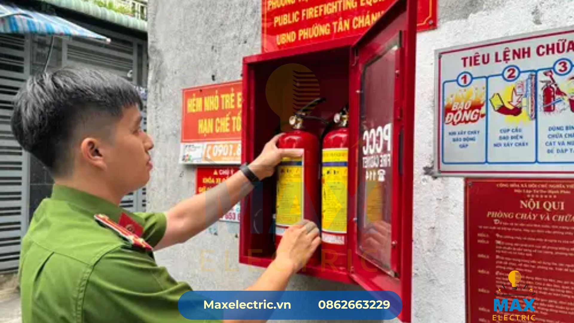 Tiêu chuẩn lắp đặt tủ PCCC âm tường theo quy định hiện hành