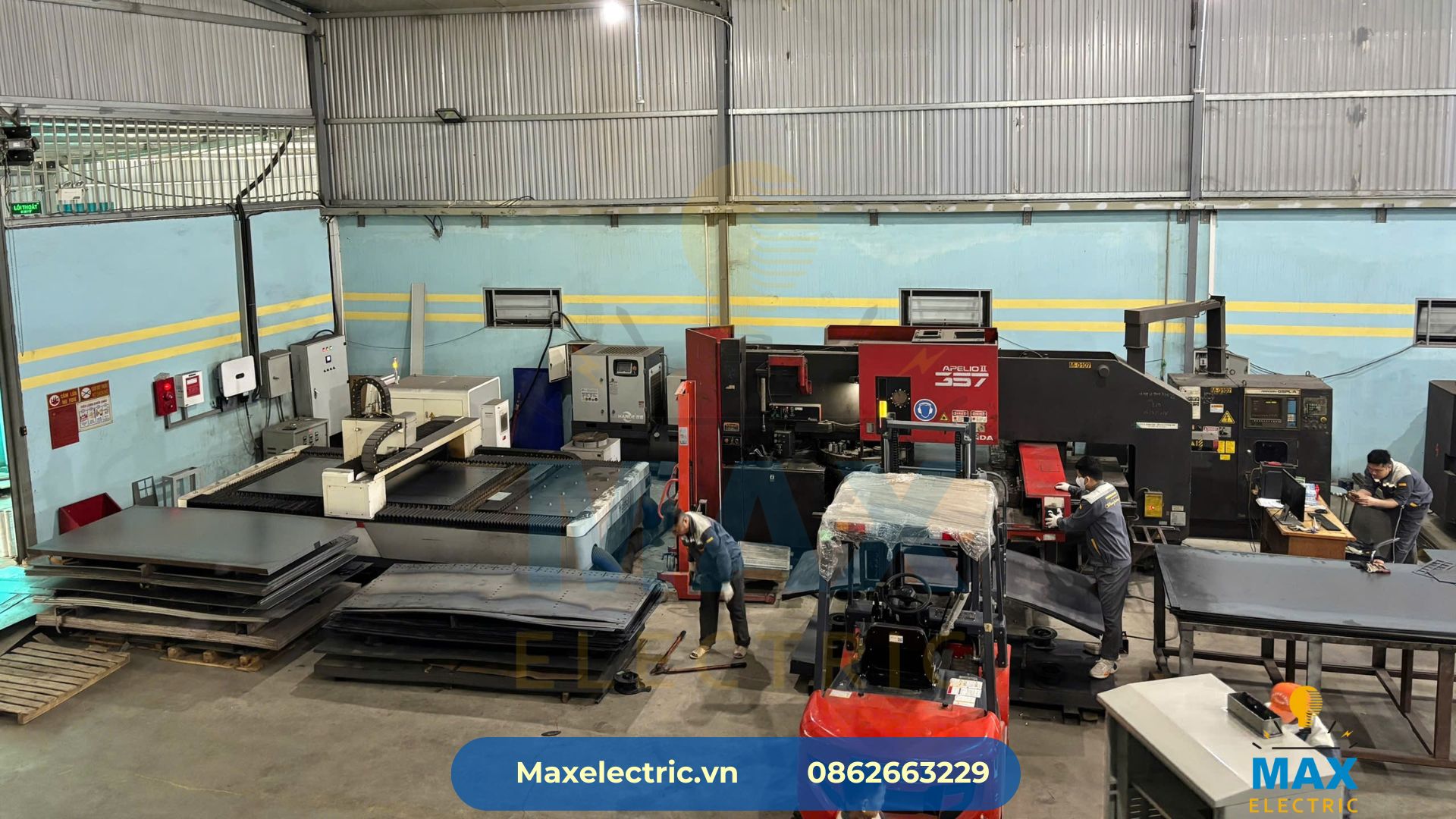 Max Electric sản xuất thang máng cáp