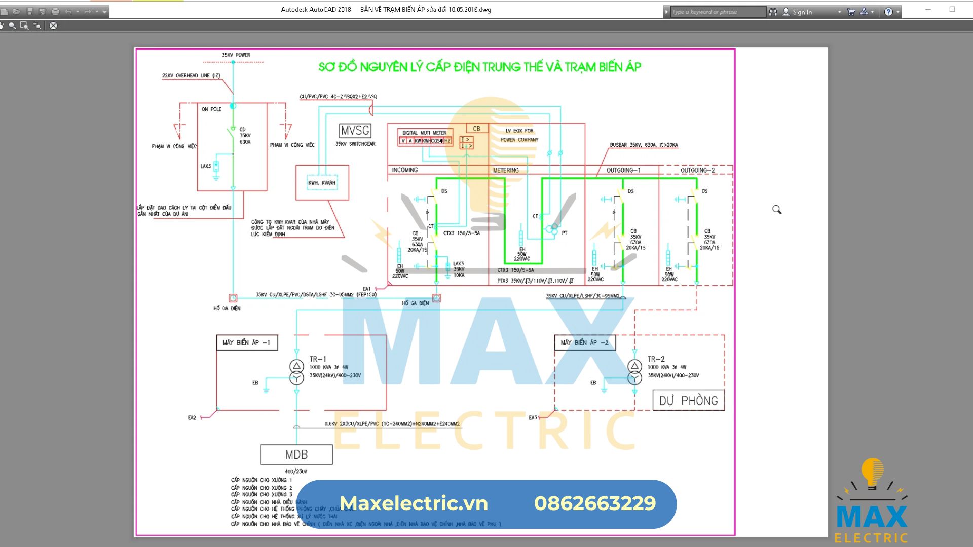 Các yếu tố cần tính toán trong thiết kế trạm biến áp trạm sạc