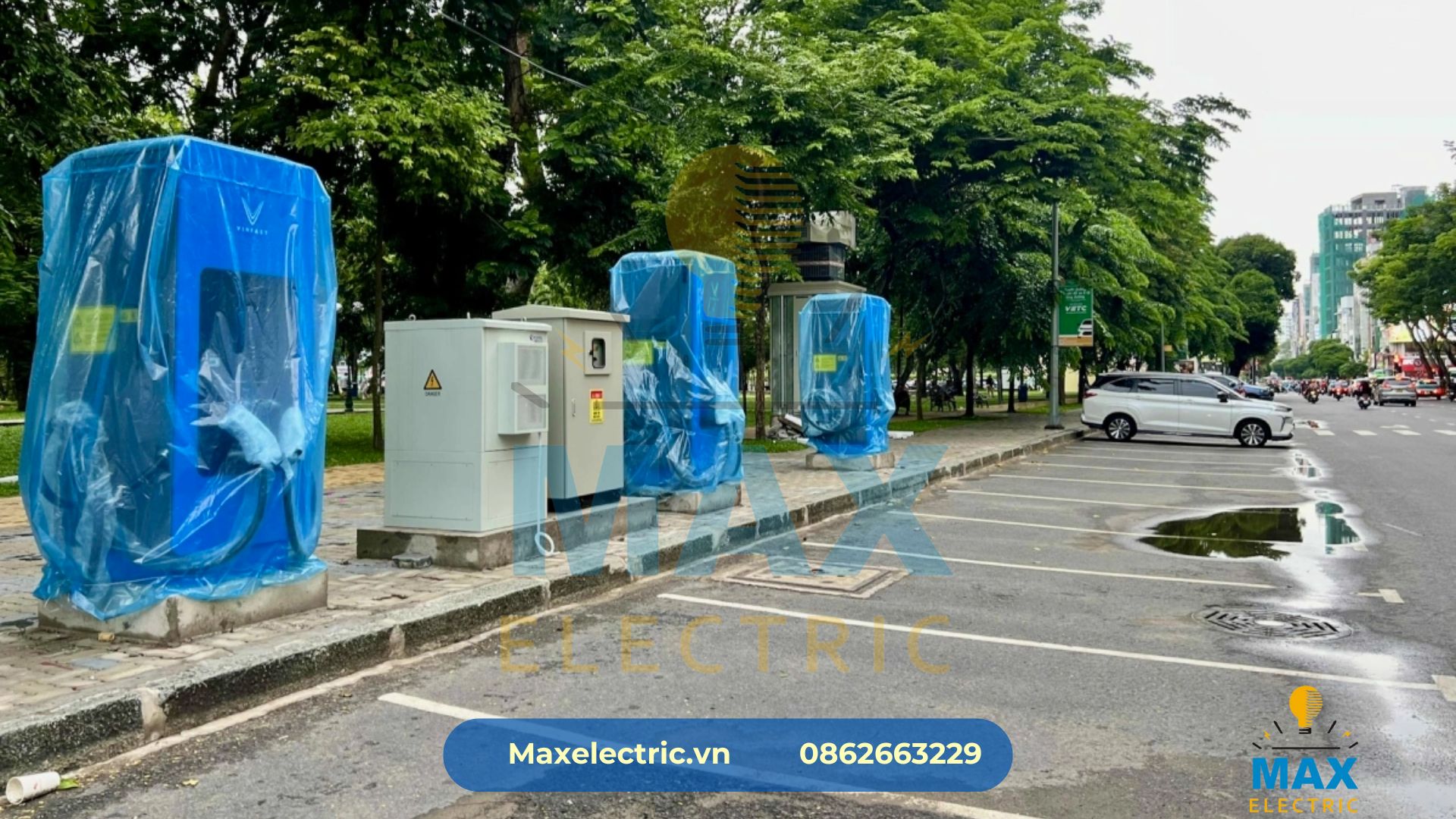 Hạ tầng sạc xe điện và vấn đề nguồn điện