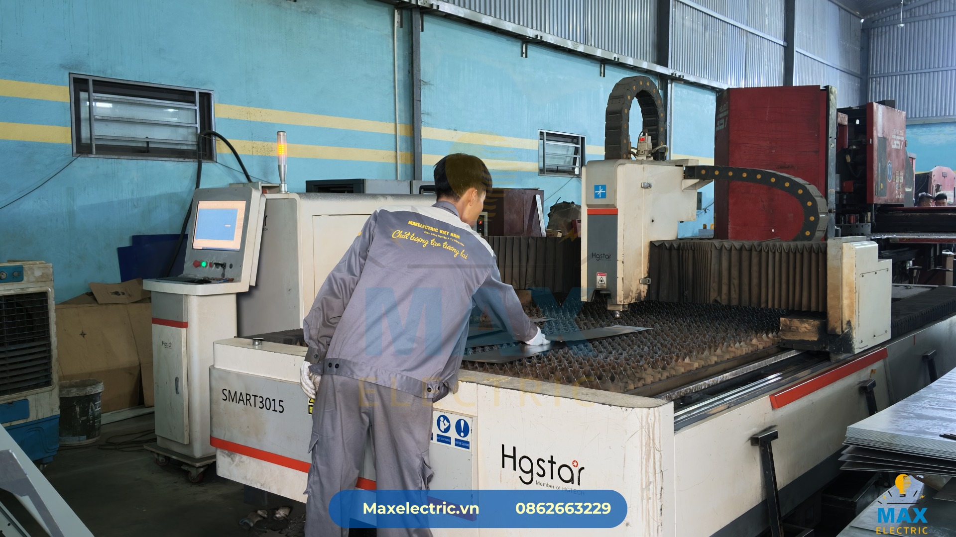 Xưởng gia công cơ khí Max Electric