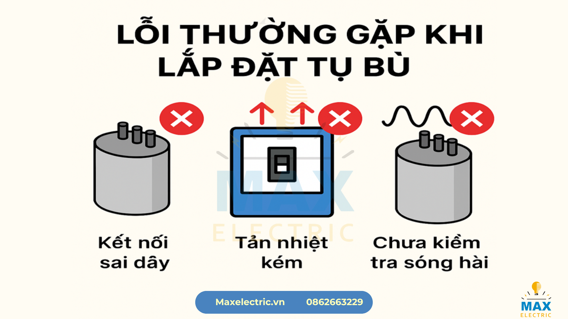 Các Lỗi Sự Cố Và Cảnh Báo An Toàn Tủ Tụ Bù