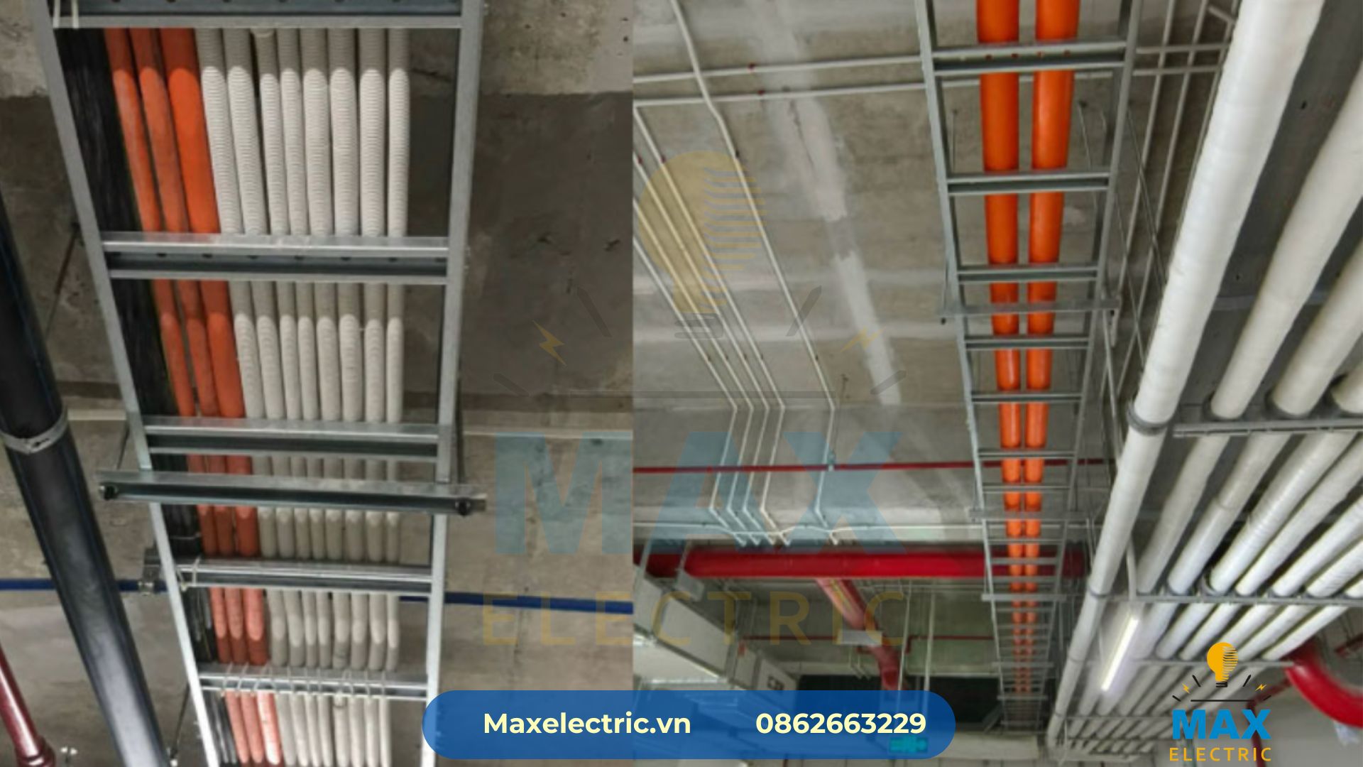 Thi Công Lắp Đặt Máng Cáp 200x100