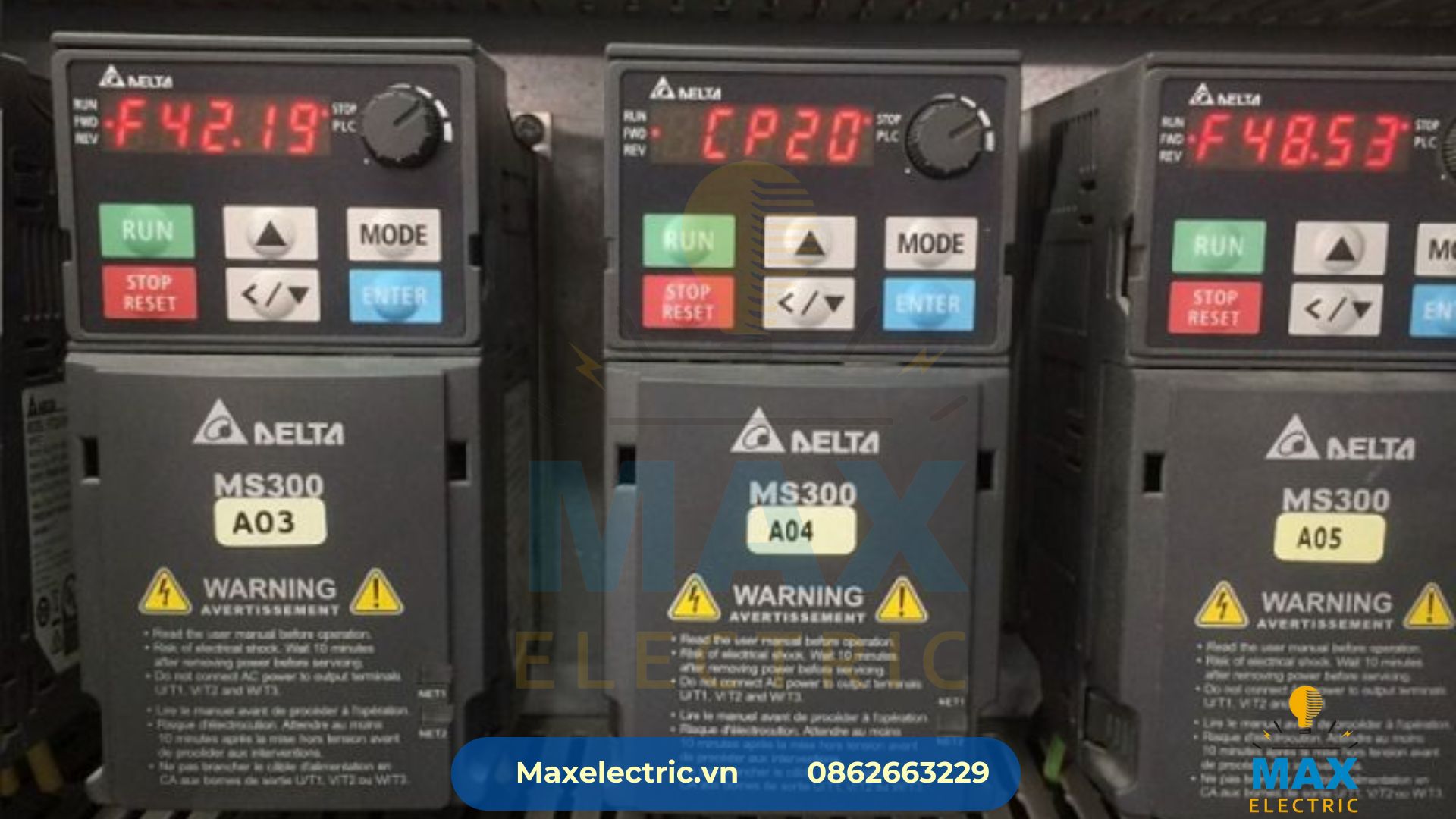 Lỗi Biến tần / Khởi động mềm báo lỗi Lỗi Biến tần / Khởi động mềm báo lỗi