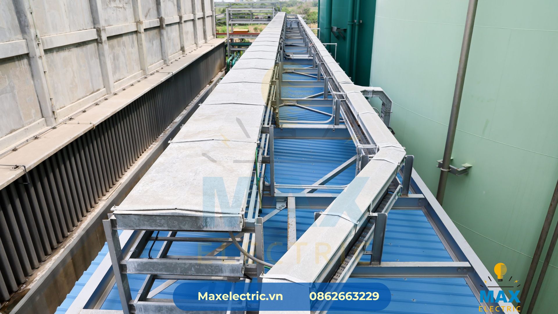 Nghiệm Thu Máng Cáp Nhúng Nóng Tại Công Trường