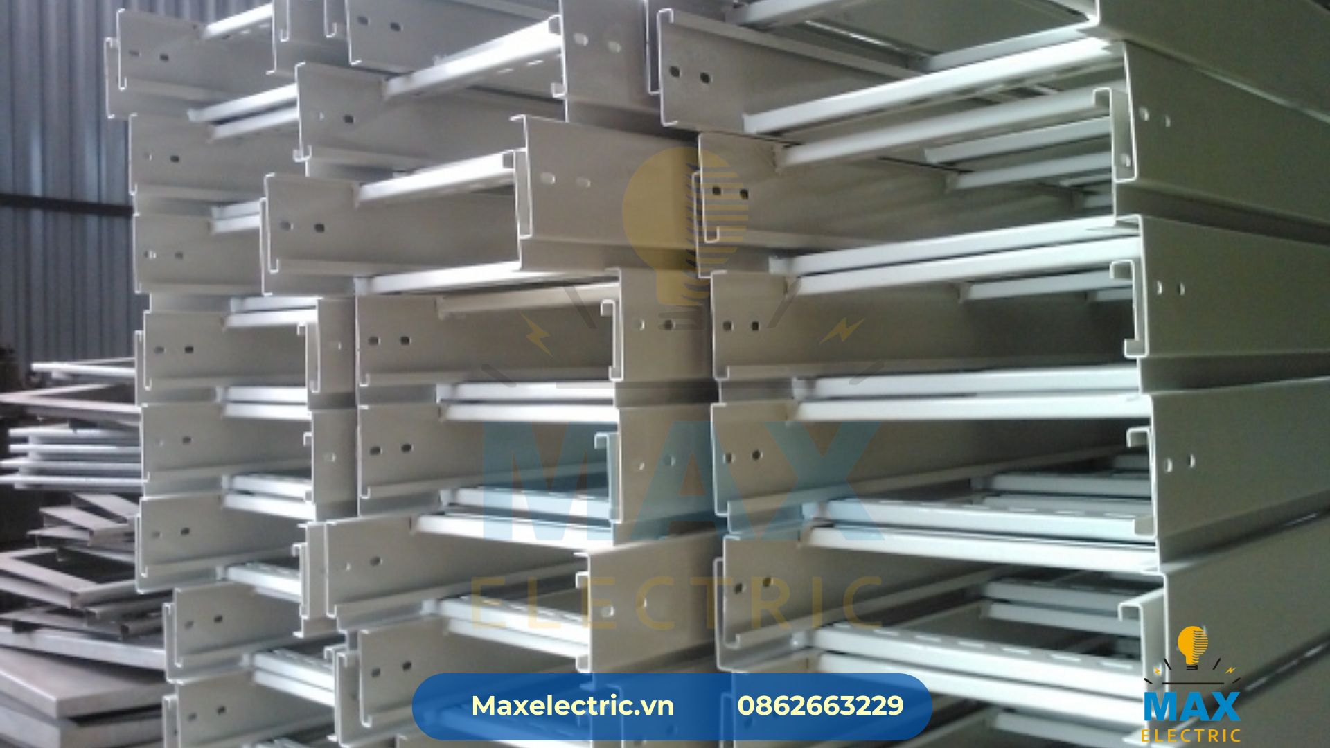 Máng Cáp 200x100 Sơn Tĩnh Điện Máng Cáp 200x100 Sơn Tĩnh Điện