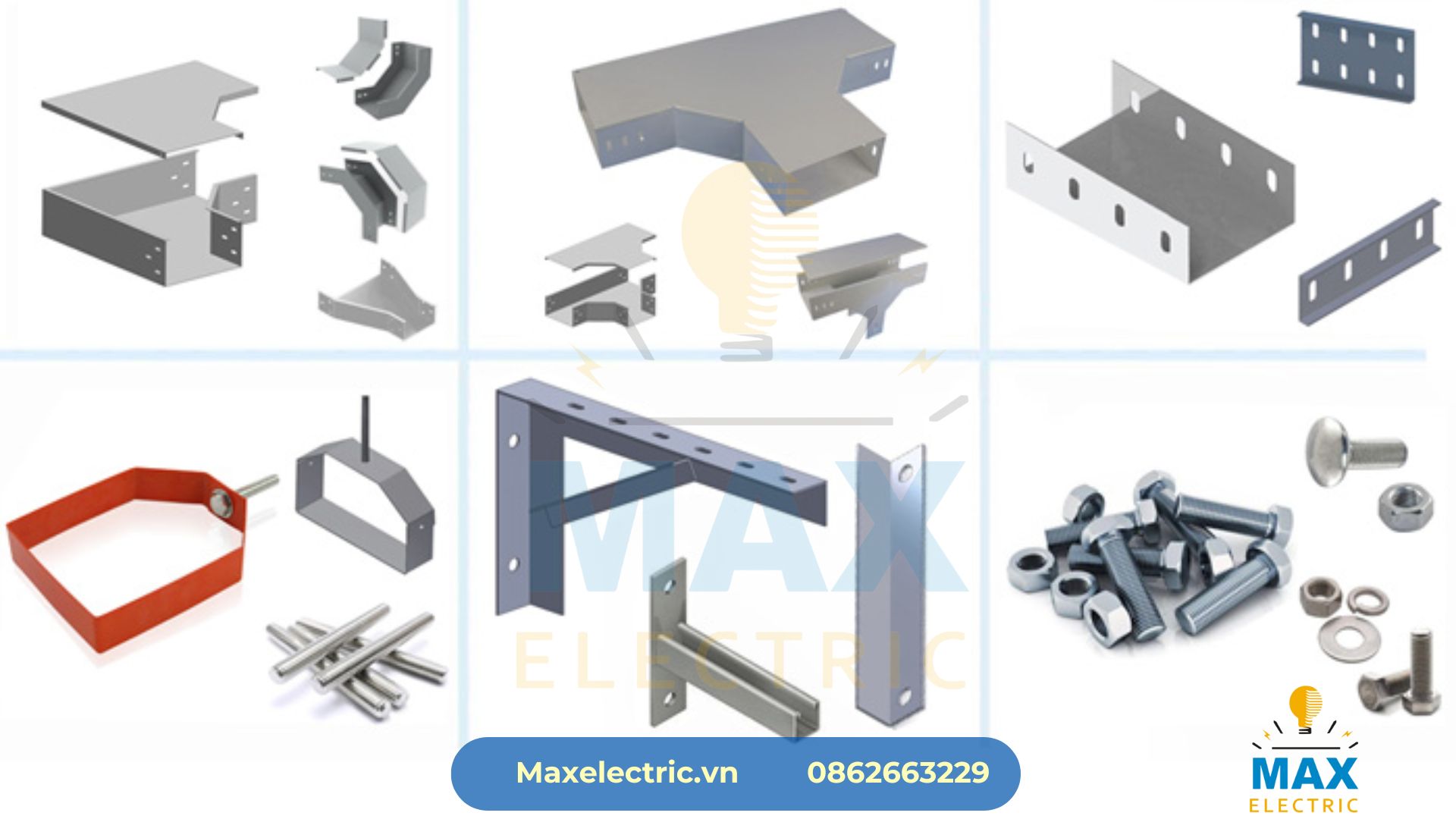 Danh Mục Phụ Kiện Bắt Buộc Khi Lắp Đặt Máng Cáp 200x100